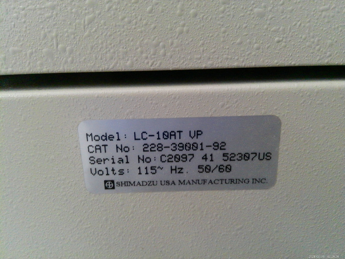 Shimadzu SIL-10 VP HPLC Auto Injector, Liquid Chromographer, UV-VIS System