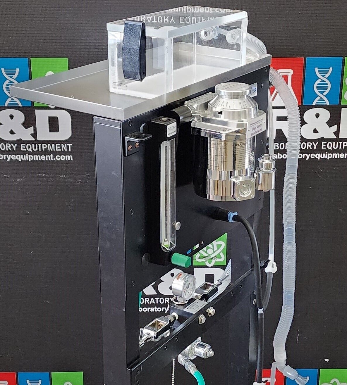 VetEquip Veterinary Rodent Anesthesia System, Isoflurane Vaporizer With Cart