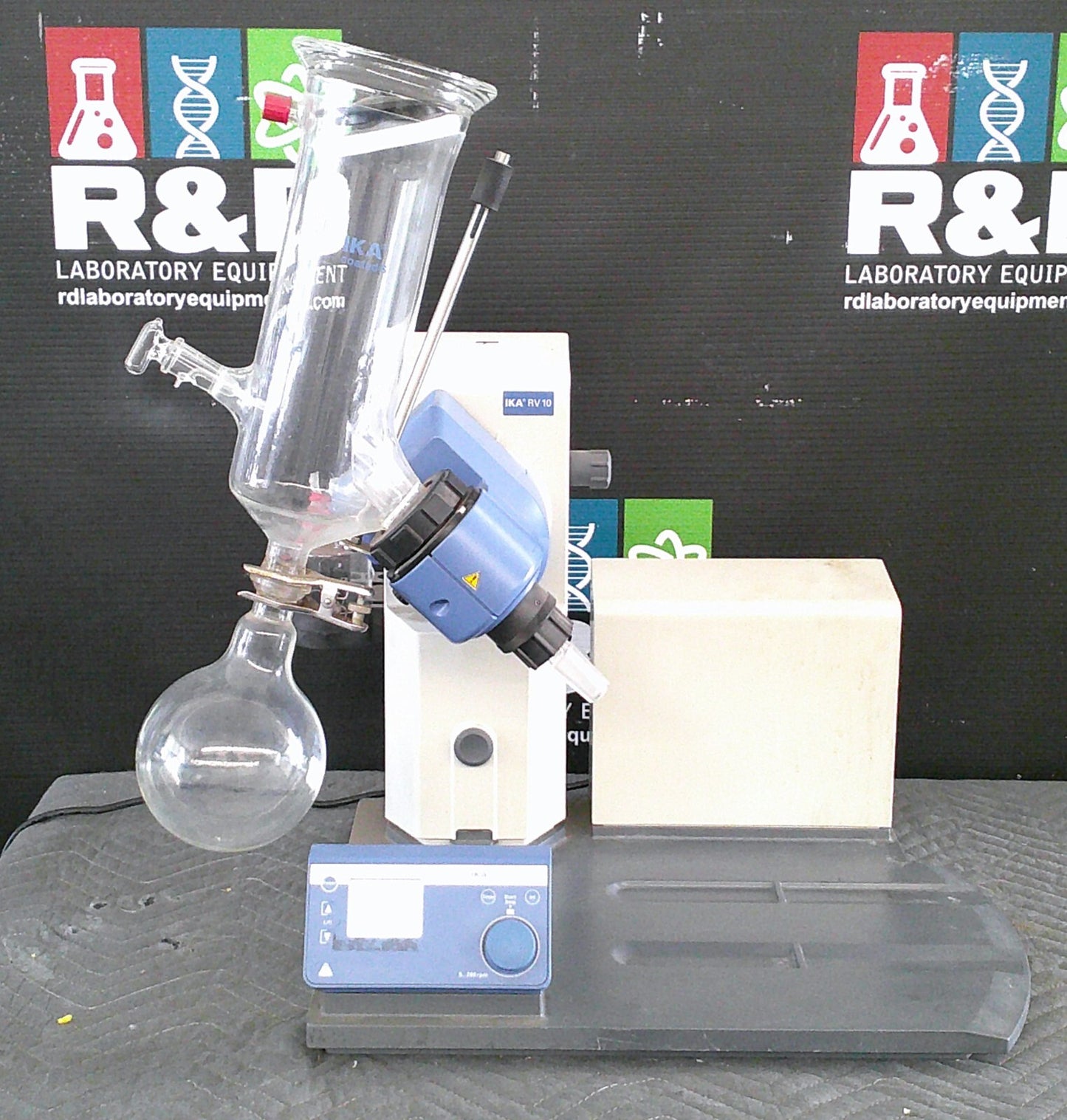 IKA ROTAVAP RV 10 & HB 10, Hot Water, Oil Bath, Glassware Included, FULLY TESTED