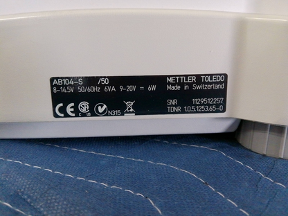 Mettler Toledo AB104-S Analytical Balance Laboratory Scale- Calibrated & TESTED