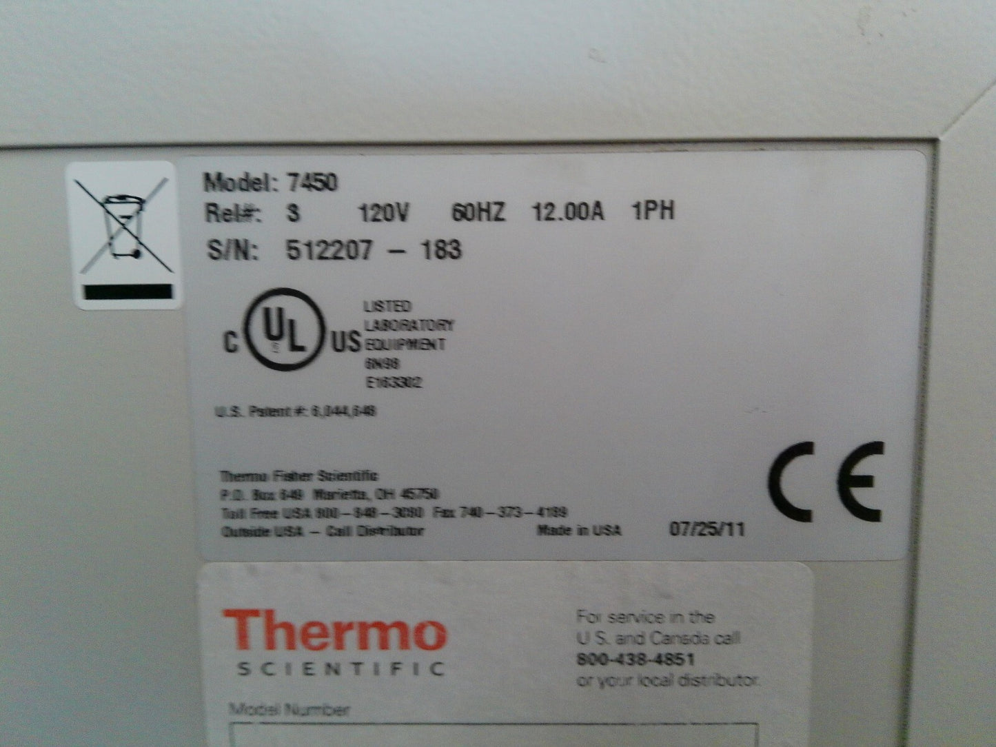 Thermo Scientific 7450 CryoMed Controlled Rate Freezer 17L (2011)