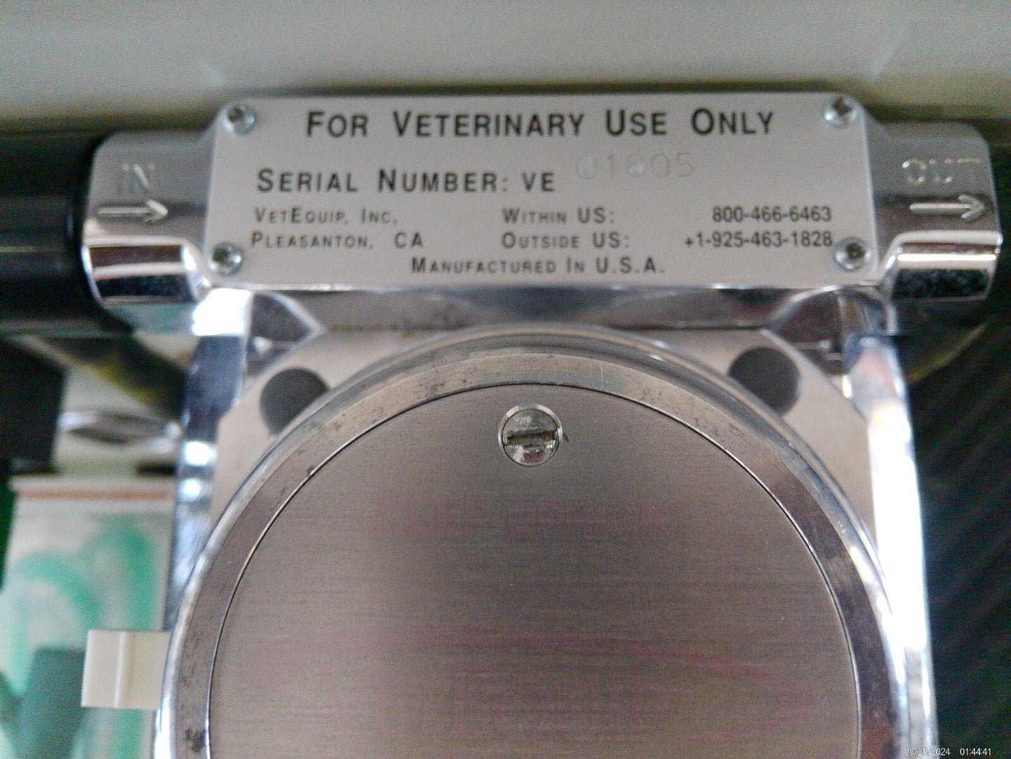 VetEquip Impac 6 Quad-Chamber Mouse Veterinary Isoflurane Anesthesia System