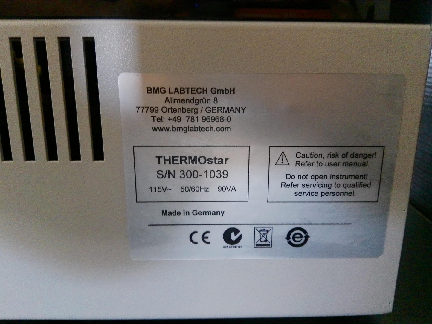 BMG Labtech ThermoStar - Microplate Incubator and Shaker