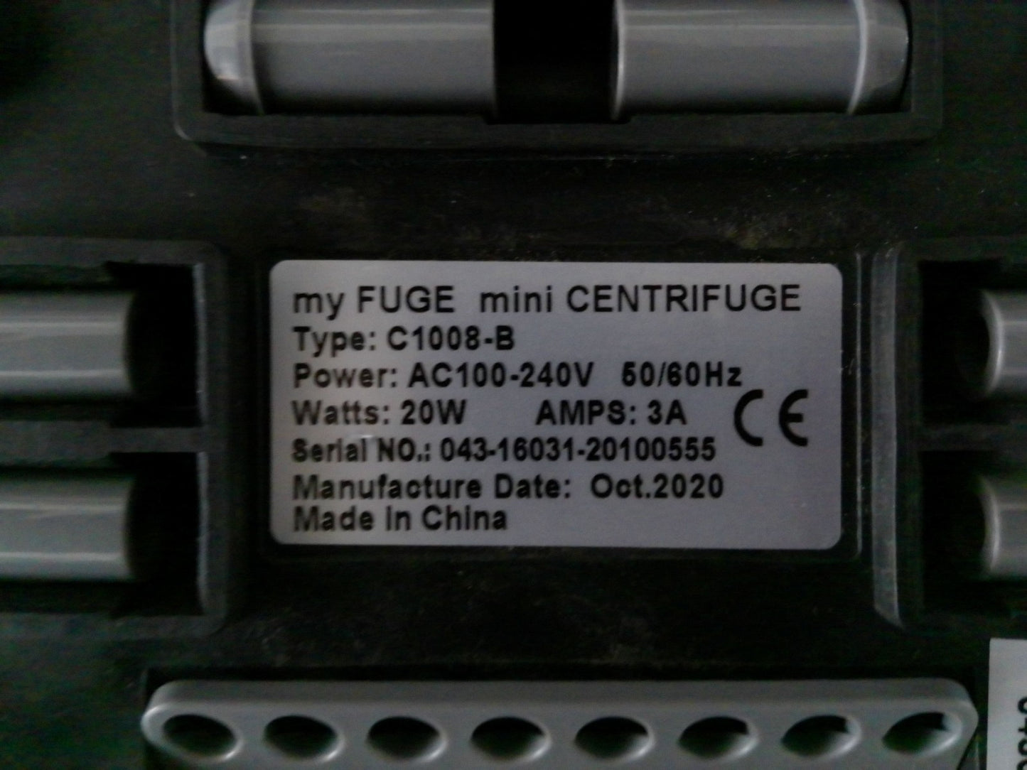 Cole Parmer C1008-B my FUGE Mini Centrifuge