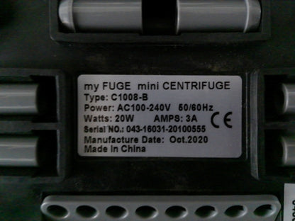 Cole Parmer C1008-B my FUGE Mini Centrifuge