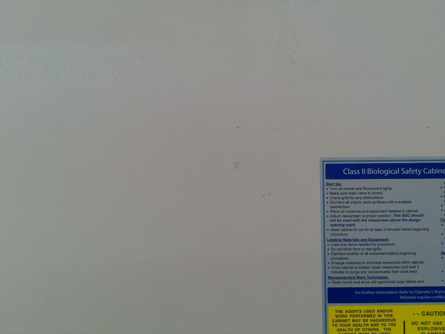 Baker 6ft SG604 A2 Biosafety Cabinet w/ Stand  NO UV FULLY TESTED  (2019)