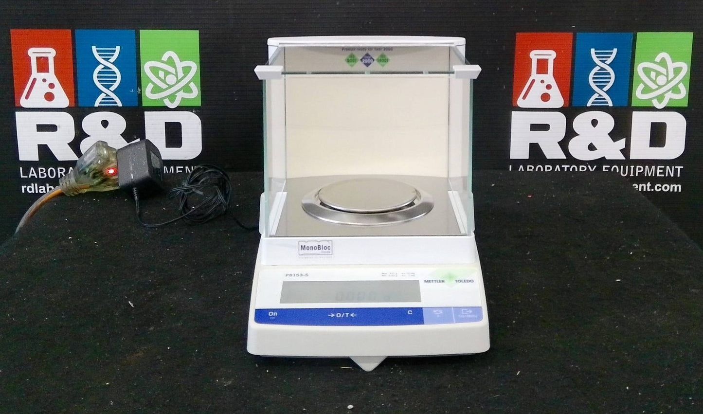 Mettler Toledo PB153-S Digital Analytical Balance w/ Draft Shield FULLY TESTED
