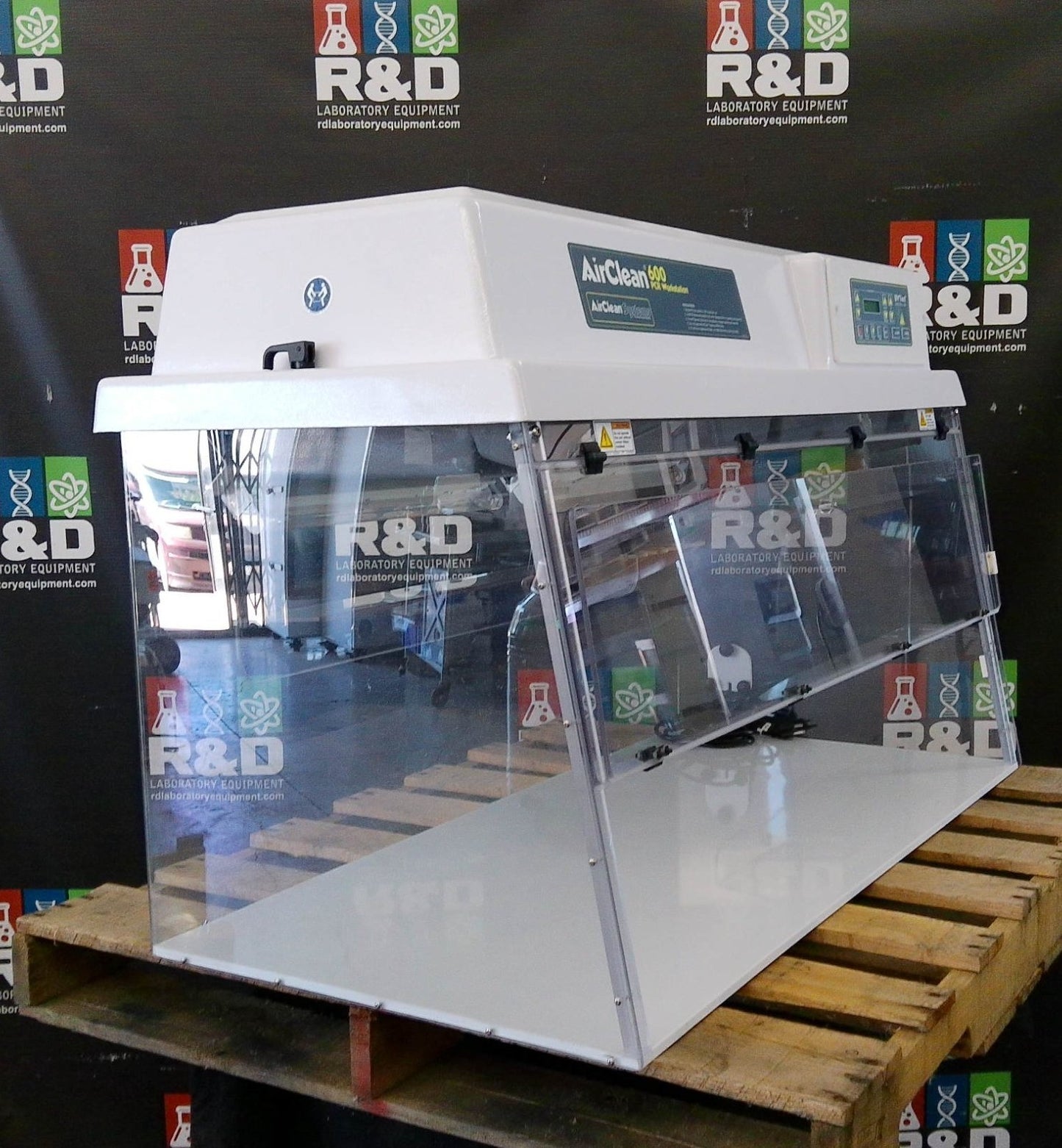 Airclean Systems AC648LFUVC 4ft Airclean 600 PCR Workstation  w/UV & Fluorescent