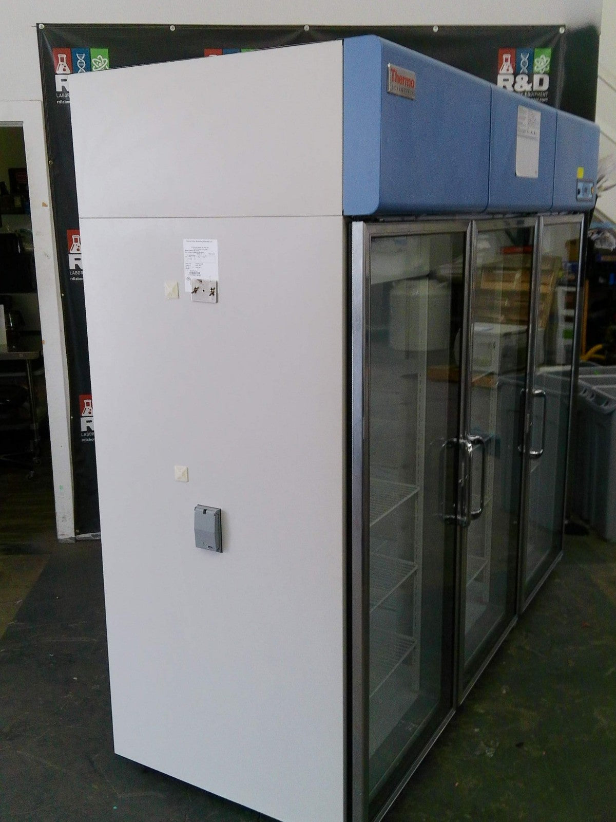 Thermo Scientific REC7504A 3 Glass Door Laboratory +4C Refrigerator 78.8Cf(2018)