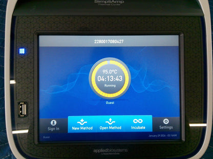 Applied Systems A24812 SimpliAmp 96-Well PCR Thermal Cycler (2017)