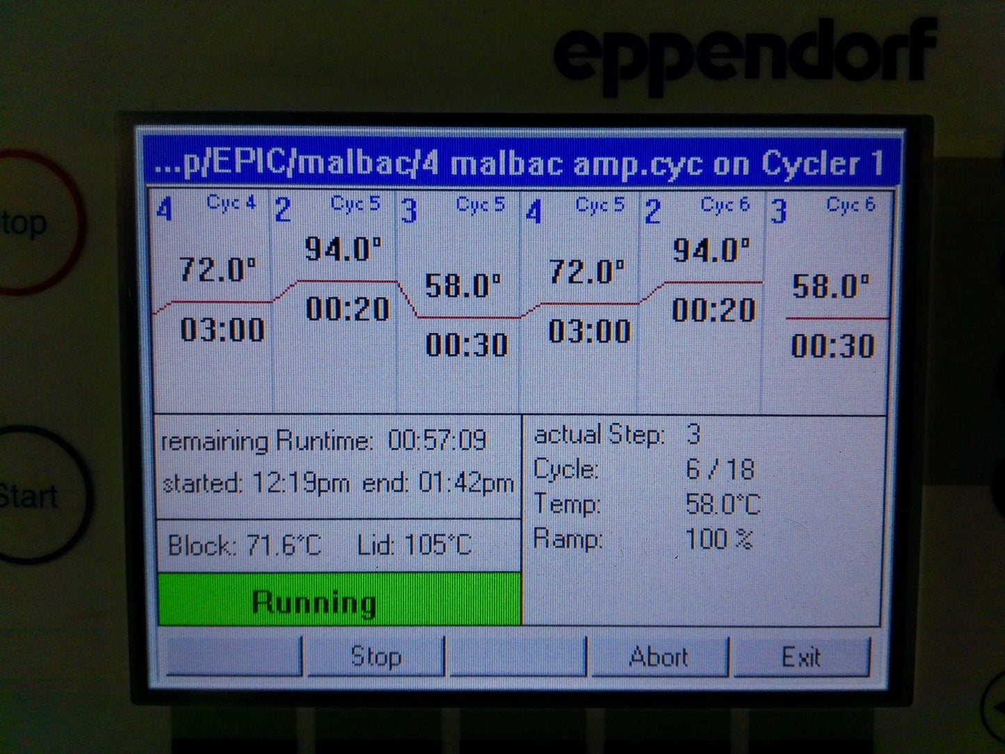 Eppendorf 6321 Mastercycler Pro Vapo.Protect 96 well Thermal Cycler w/Controller