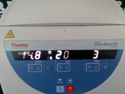 Thermo Scientific Sorvall Legend Micro 21R Refrigerated Centrifuge w/Rotor 75003424