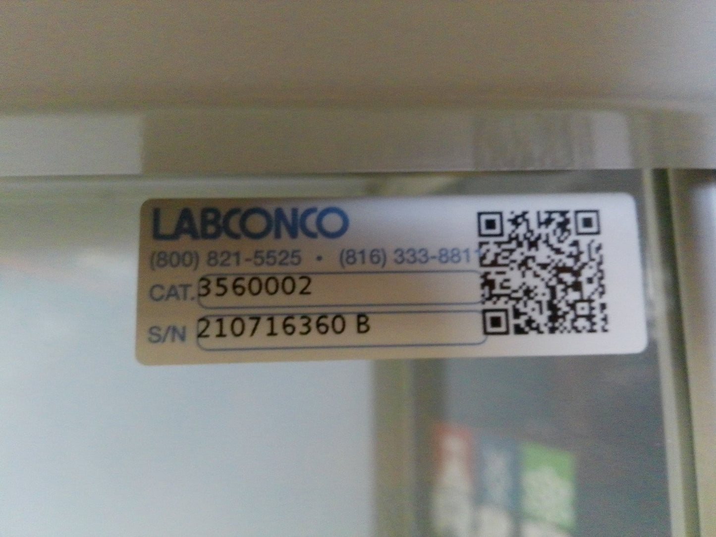 Fisherbrand/Labconco 3ft 3560002 HEPA PCR Workstation Laminar Flow w/UV Lighting