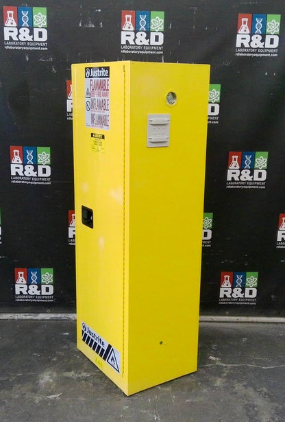 Justrite 892220 Flammable Storage Cabinet Self Closing Doors 22 Gal