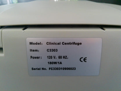VWR C3303 Clinical Centrifuge w/ Rotor