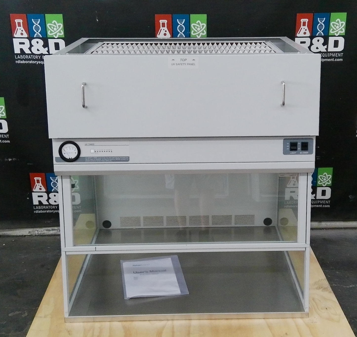 Fisherbrand/Labconco 3ft 3560002 HEPA PCR Workstation Laminar Flow w/UV Lighting
