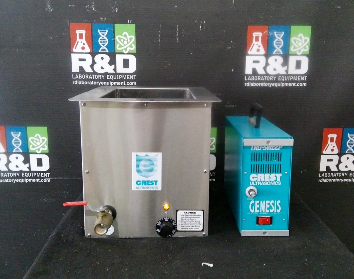 Crest Ultrasonics 4HT-1014-6-ST Cleaning Tank With Genesis 4G-500-6 Generator
