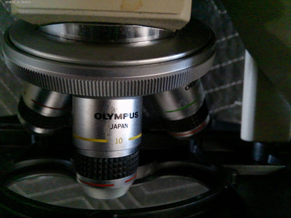 Olympus CK2 Inverted Phase Contrast Microscope w/ 3 Objectives FULLY TESTED