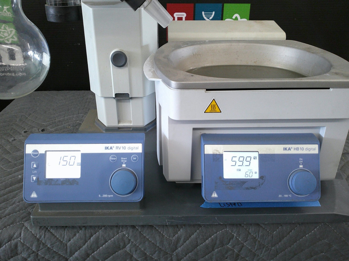 IKA ROTAVAP RV 10 & HB 10, Hot Water, Oil Bath, Glassware Included, FULLY TESTED