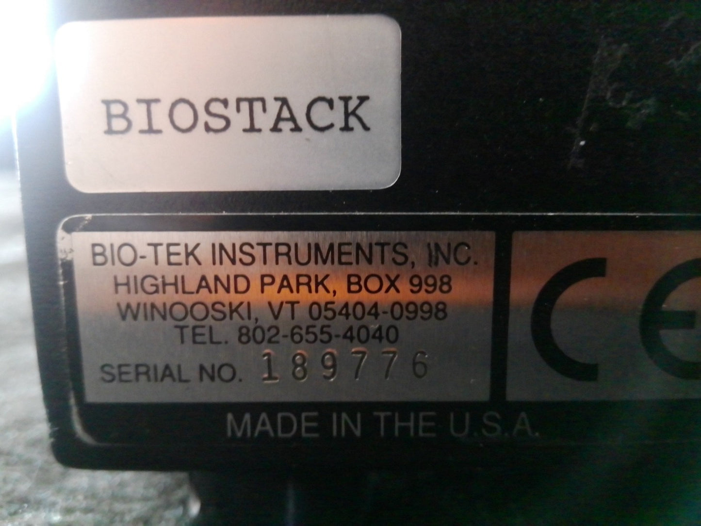 BioTek BIOSTACK Automated Microplate Plate Stacker