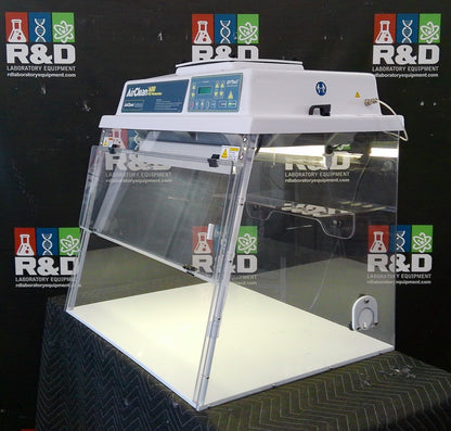AirClean Systems PCR 3ft Laminar Flow Workstation w/HEPA & Blower, FULLY TESTED