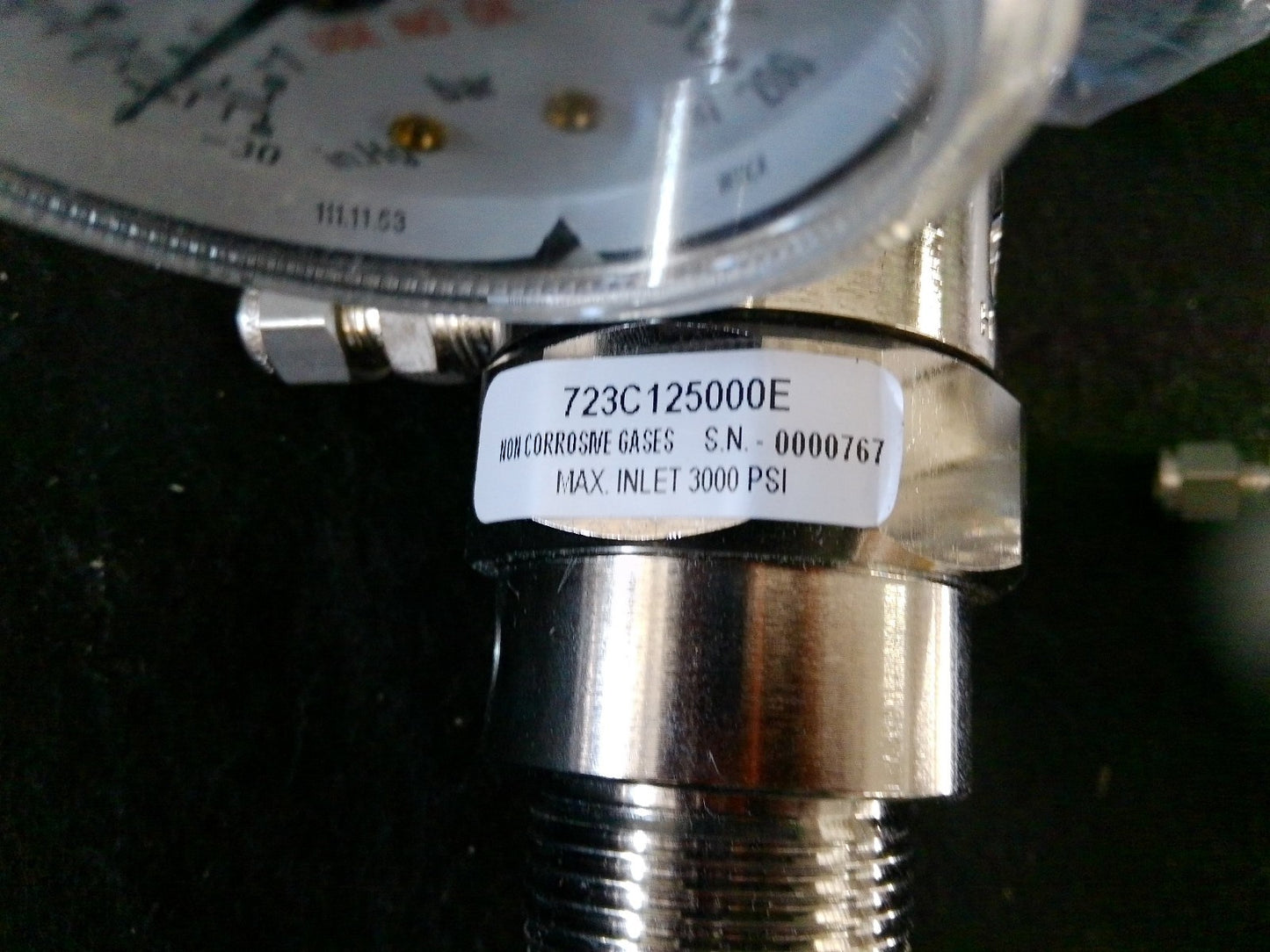 Harris 723C-125-000-E Ultra High Purity Brass Barstock Regulator (Lot of 5)