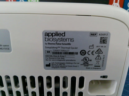 Applied Systems A24812 SimpliAmp 96-Well PCR Thermal Cycler (2017)