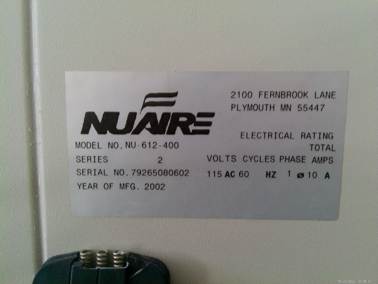 Nuaire NU-612-400 4ft Dual Sided Open Access Animal Transfer Station 120v