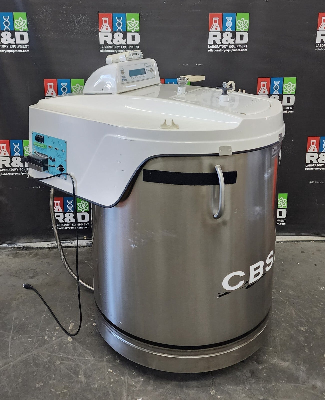 CBS Isothermal V32000-AB/C Cryo LN2 Nitrogen Carousel Storage System 70L