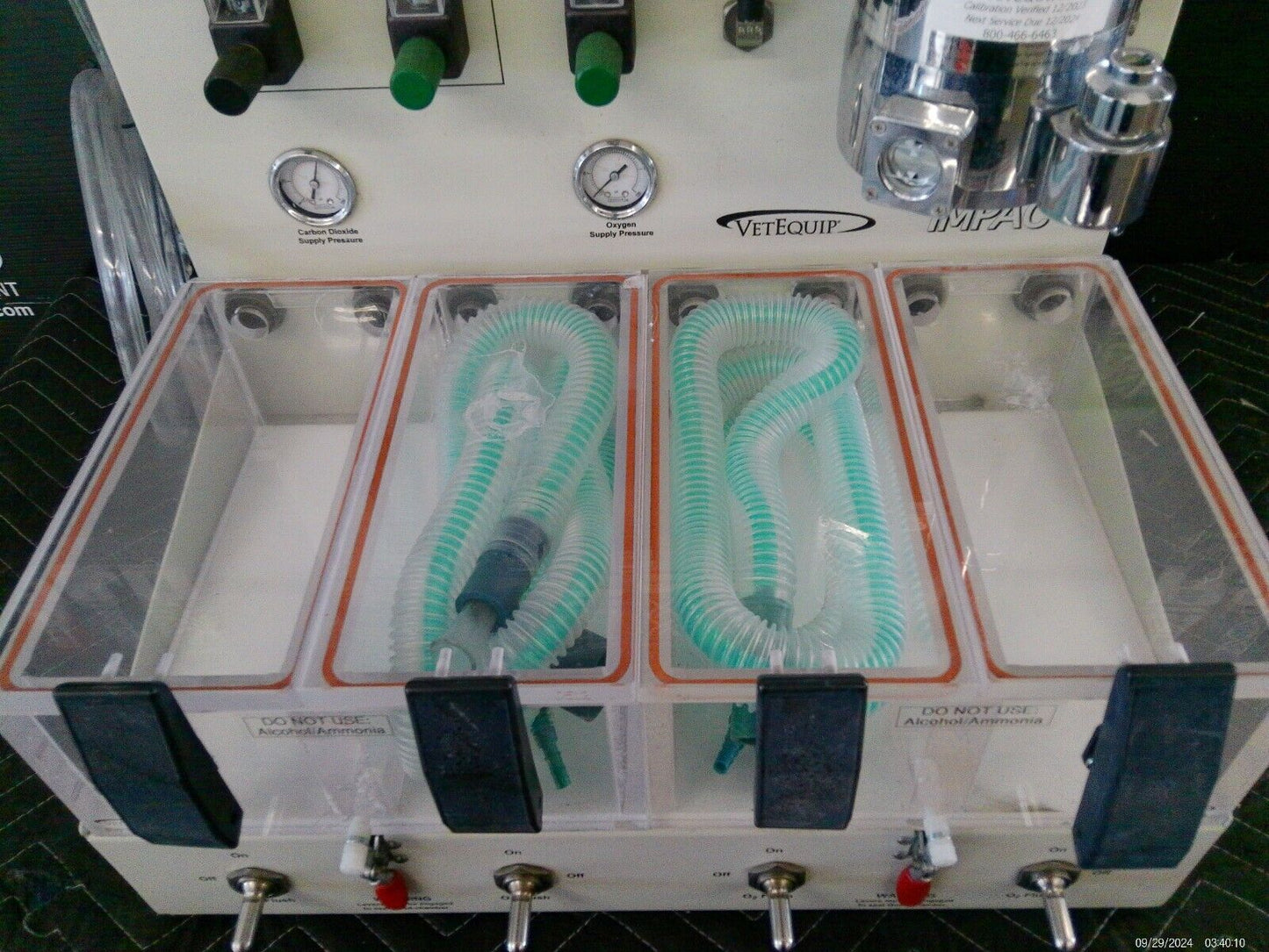 VetEquip Impac 6 Quad-Chamber Rodent/Mouse Veterinary Anesthesia System
