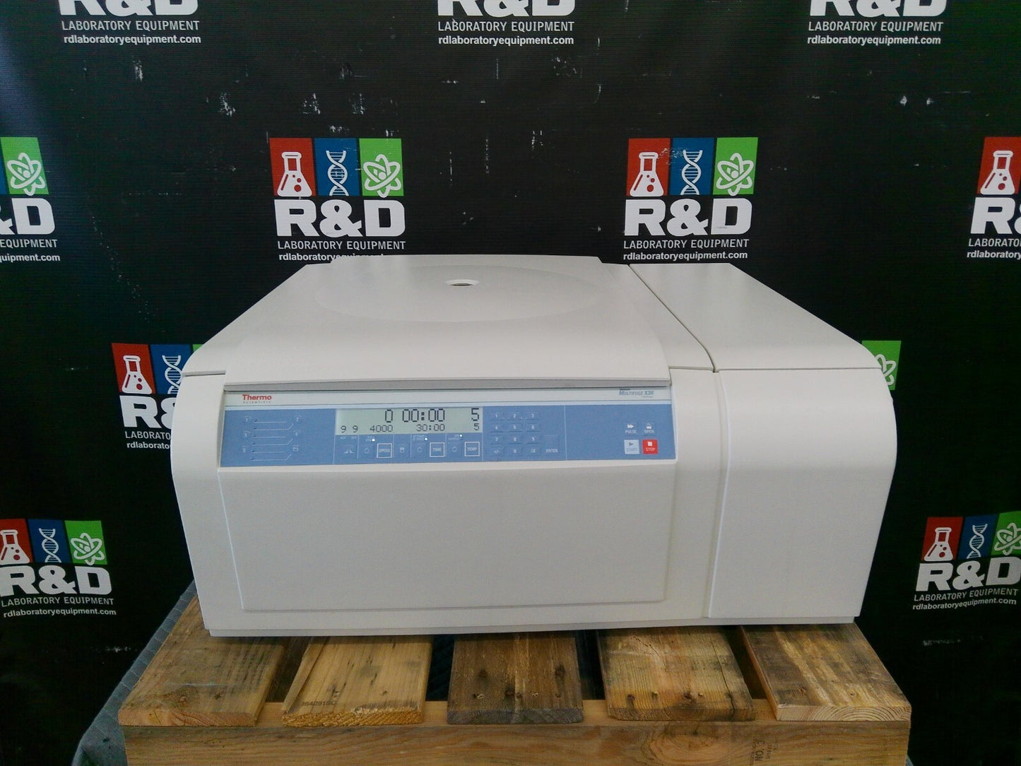 Thermo Heraeus Multifuge X3R Refrigerated Benchtop Centrifuge w/Plate Rotor 120v