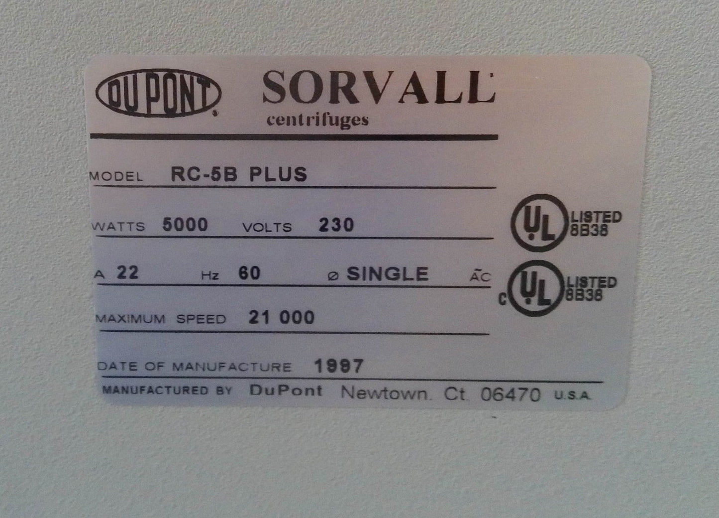 Sorvall RC-5B PLUS Refrigerated Floor Centrifuge w/ Rotor (F14S-14X50cy) 230v