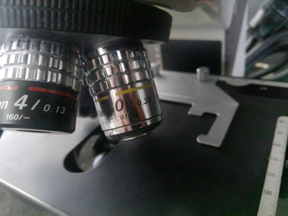 Nikon Optiphot 2 Phase Contrast Microscope w/ 6 Objectives & Lamp Power Supply