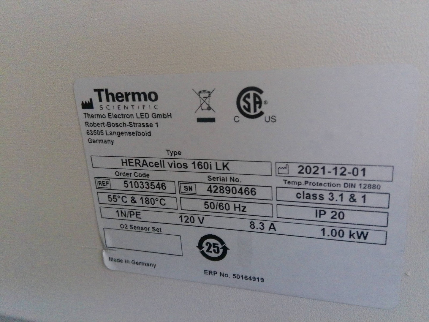 Thermo Scientific CO2 Incubators 160i Double Stack, Copper (2021) +Warranty