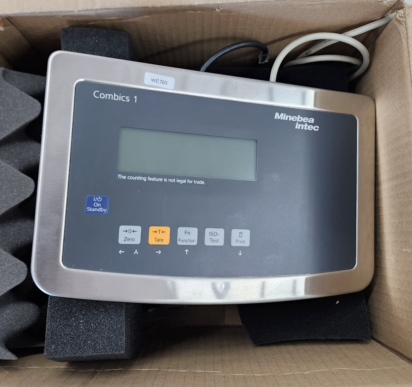 Sartorius/ Minebea Intec IFS4 Stainless Steel Weighing Platform Drum Scale