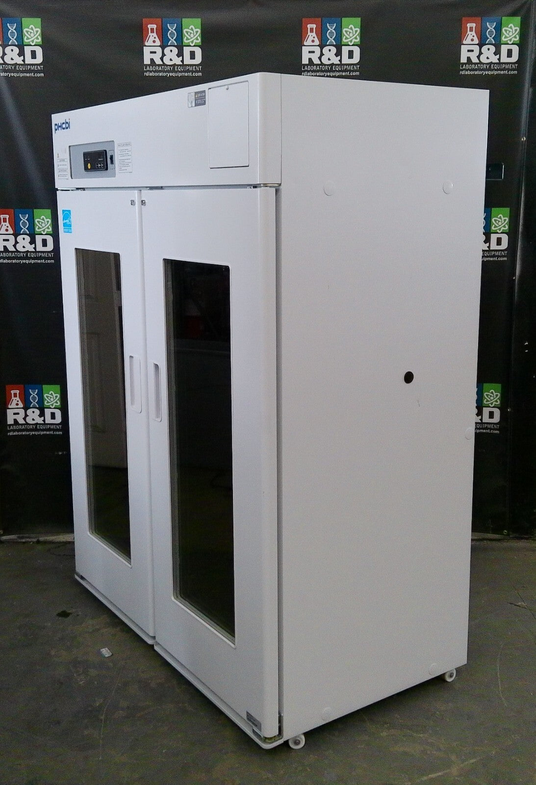PHCbi MPR-1412R-PA Double Door Pharmaceutical Refrigerator 48Cf 120v