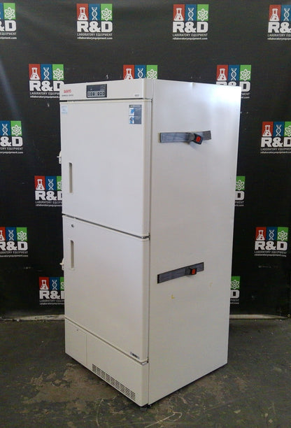 Sanyo MDF-U537 Two-Door Biomedical -30C Lab Freezer 17Cf 120V FULLY TESTED