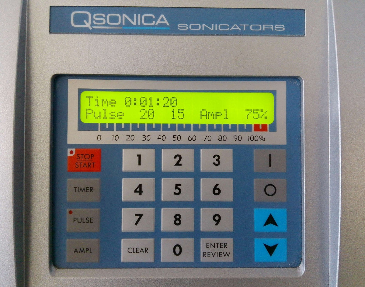 Qsonica Q125 Sonicator Homogenizer w/ Sound Enclosure