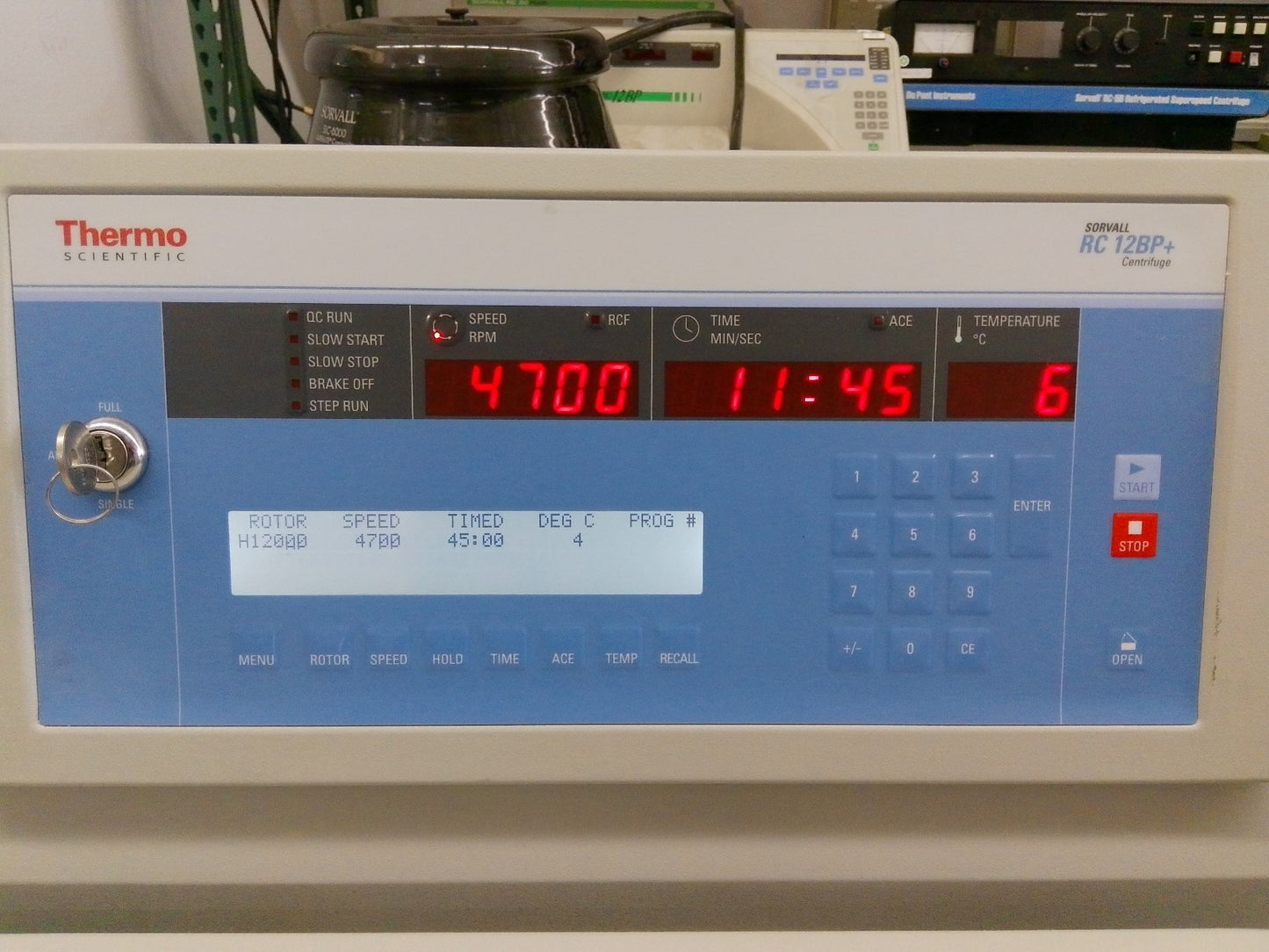 Thermo Sorvall RC 12 BP+ Refrigerated Floor Centrifuge w/ Rotor 220v, TESTED