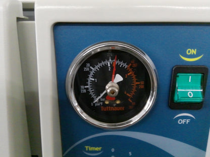 Tuttnauer 2340M Benchtop Analog (2021) Autoclave Steam Sterilizer 120v- Calibrated