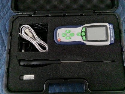 Digi‑Sense 20250‑16 Hot‑Wire Thermoanemometer w/ Antenna Probe & Case