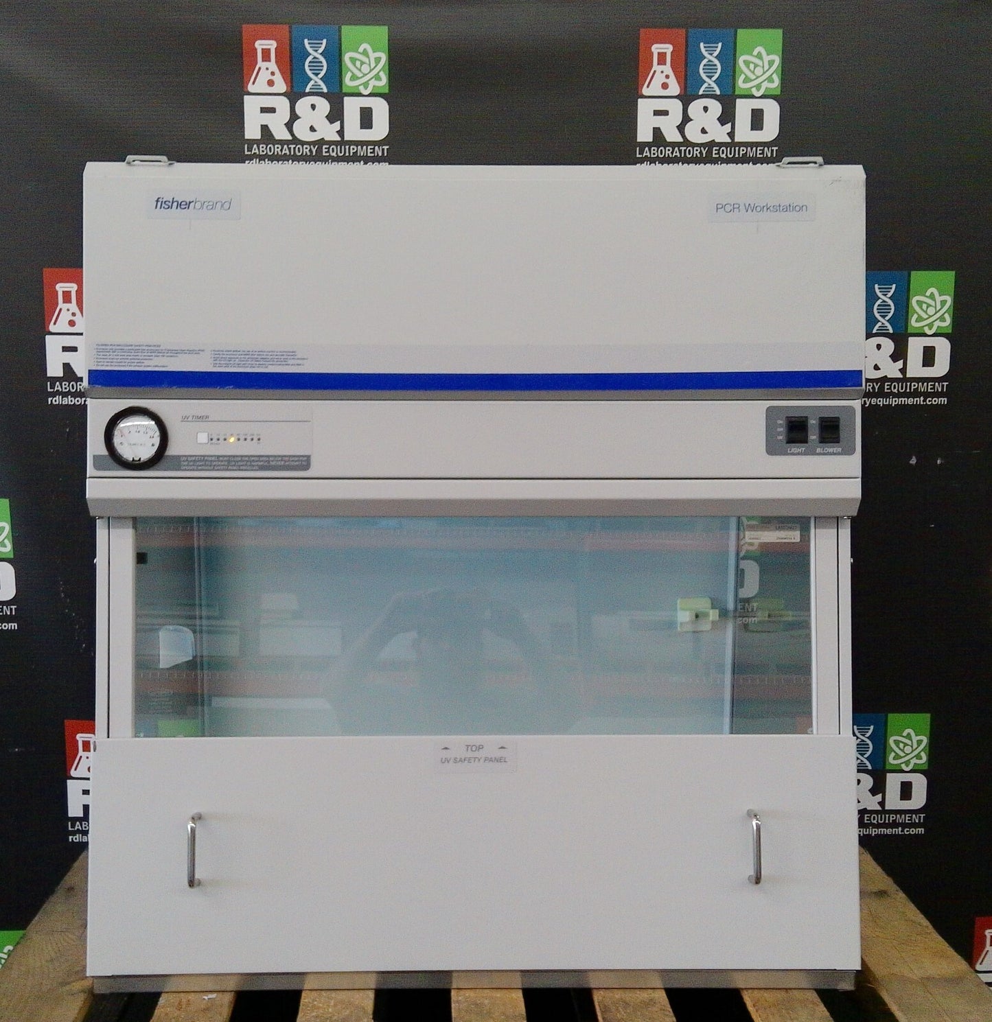 Fisherbrand/Labconco 3ft 3560002 HEPA PCR Workstation Laminar Flow w/UV Lighting