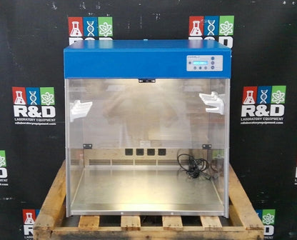 VWR 10783-132 28" PCR Workstation w/ UV & Air Recirculator Twin Decontamination