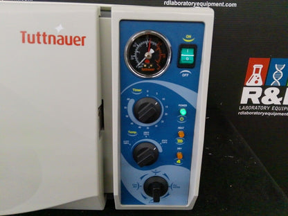 Tuttnauer 2340M Benchtop Analog (2021) Autoclave Steam Sterilizer 120v