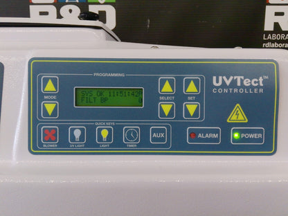AirClean Systems PCR 3ft Laminar Flow Workstation w/HEPA & Blower, FULLY TESTED