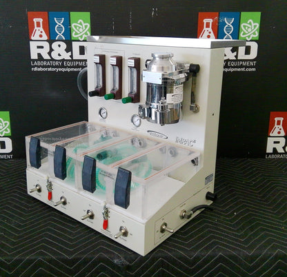 VetEquip Impac 6 Quad-Chamber Mouse Veterinary Isoflurane Anesthesia System