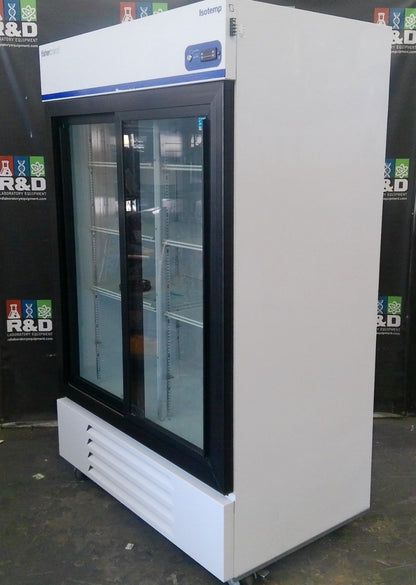 FisherBrand FBG46RPLA Isotemp Glass Double Door Laboratory +4C Refrigerator 46Cf