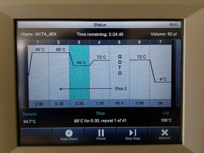 Bio-Rad T100 96 Well Thermal Cycler PCR Gene Analysis System