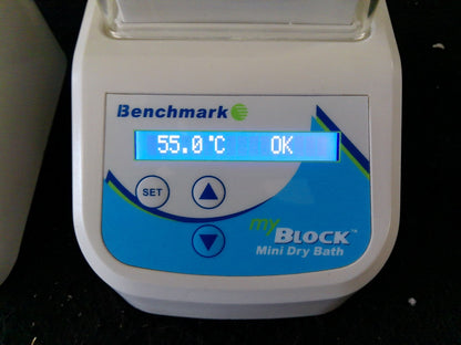 Benchmark BSH200 My Block Mini Dry Bath model w/0.2 mL block (Lot of 2)