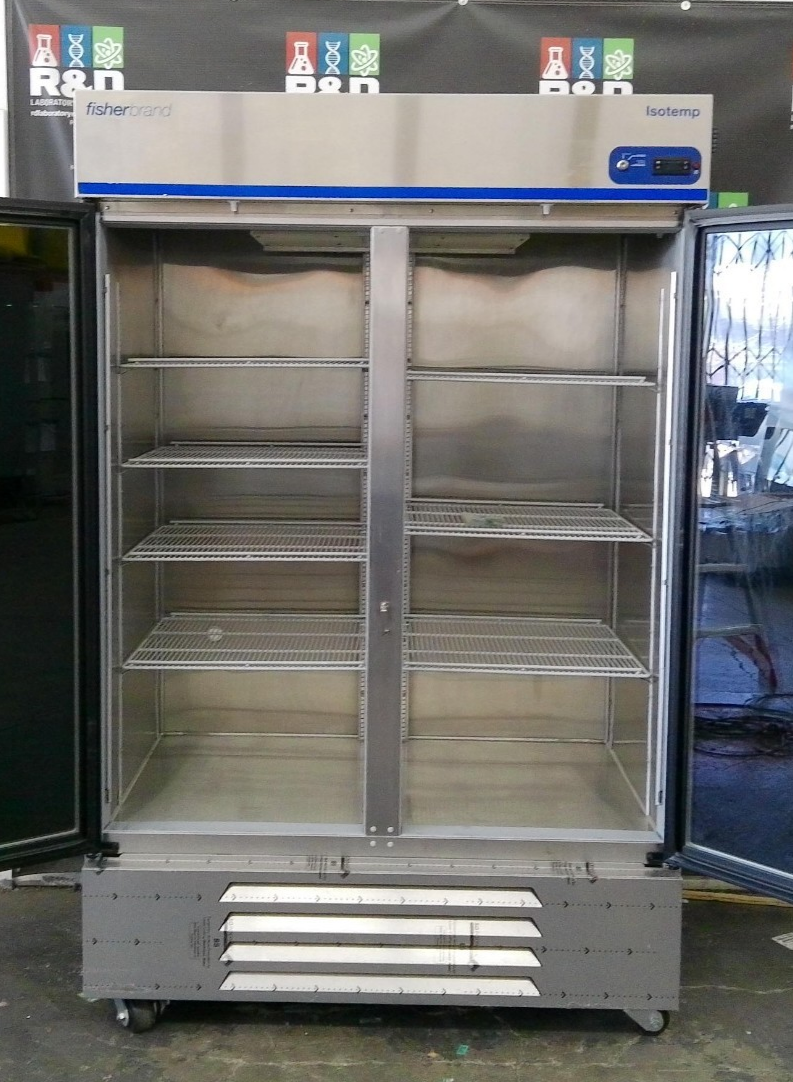 FisherBrand FBG49RSGA Isotemp Glass Double Door Laboratory +4C Refrigerator 49Cf